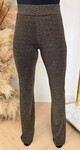JULIE GLITTER FLARED PANTS GOLD JULIE GLITTER FLARED PANTS GOLD