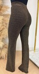 JULIE GLITTER FLARED PANTS GOLD JULIE GLITTER FLARED PANTS GOLD