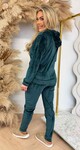 BASIC ZIP VELVET SET 287 GUCGREEN