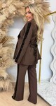GRACE SEQUINS STRIPE SET CHOCO GRACE SEQUINS STRIPE SET CHOCO