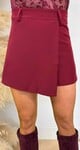 OMSLAG MUSTHAVE SKORT M322 BORDEAUX OMSLAG MUSTHAVE SKORT M322 BORDEAUX