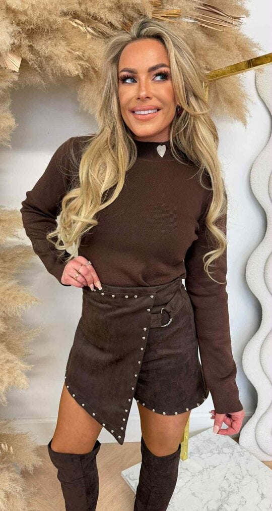 HART TURTLE NECK TOP 9326 CHOCO HART TURTLE NECK TOP 9326 CHOCO