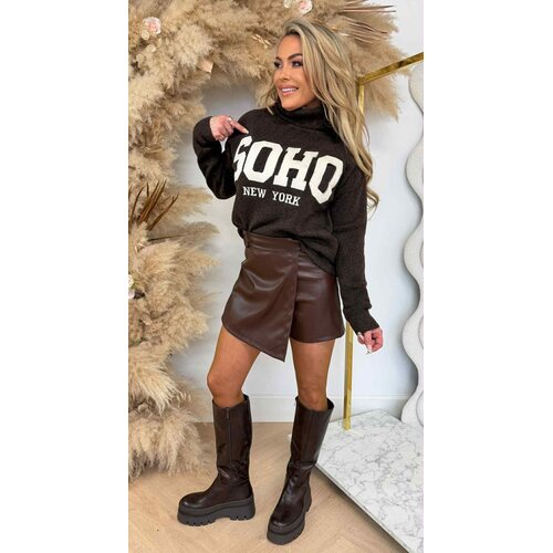 SOHO KOL SWEAT AM885 CHOCO SOHO KOL SWEAT AM885 CHOCO