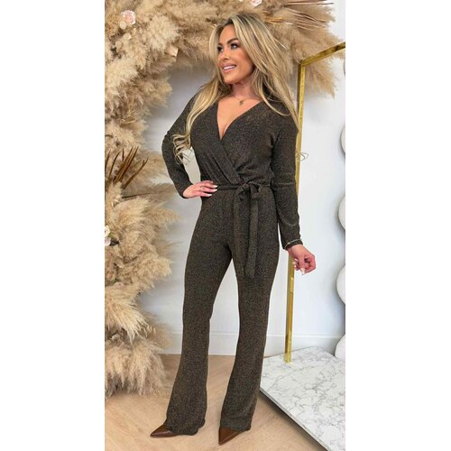 GLITTER JUMPSUIT GOLD GLITTER JUMPSUIT GOLD