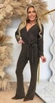 GLITTER JUMPSUIT GOLD GLITTER JUMPSUIT GOLD