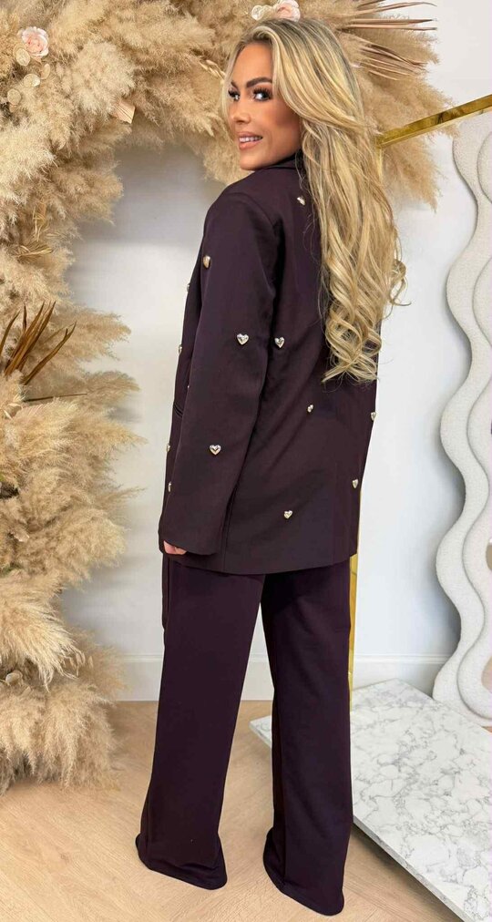 LUXURY HARTJES BLAZER 1144 PRIME DARKPURPLE