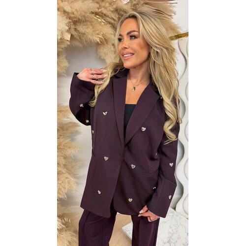 LUXURY HARTJES BLAZER 1144 PRIME DARKPURPLE