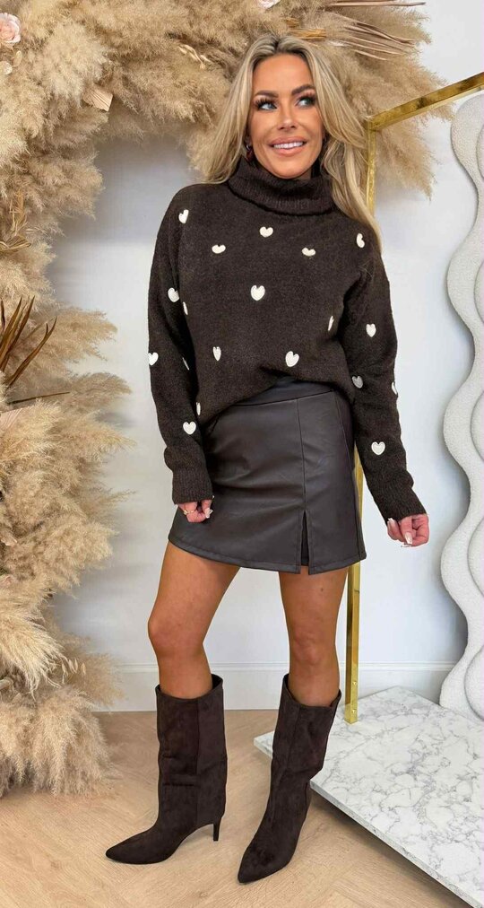 KOL HARTJES SWEAT AM891 CHOCO