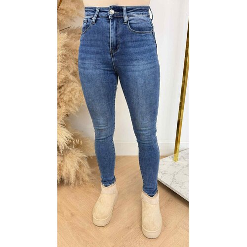 HIGH WAIST PUSH UP SKINNY JEANS 5321-6 DENIMBLUE HIGH WAIST PUSH UP SKINNY JEANS 5321-6 DENIMBLUE