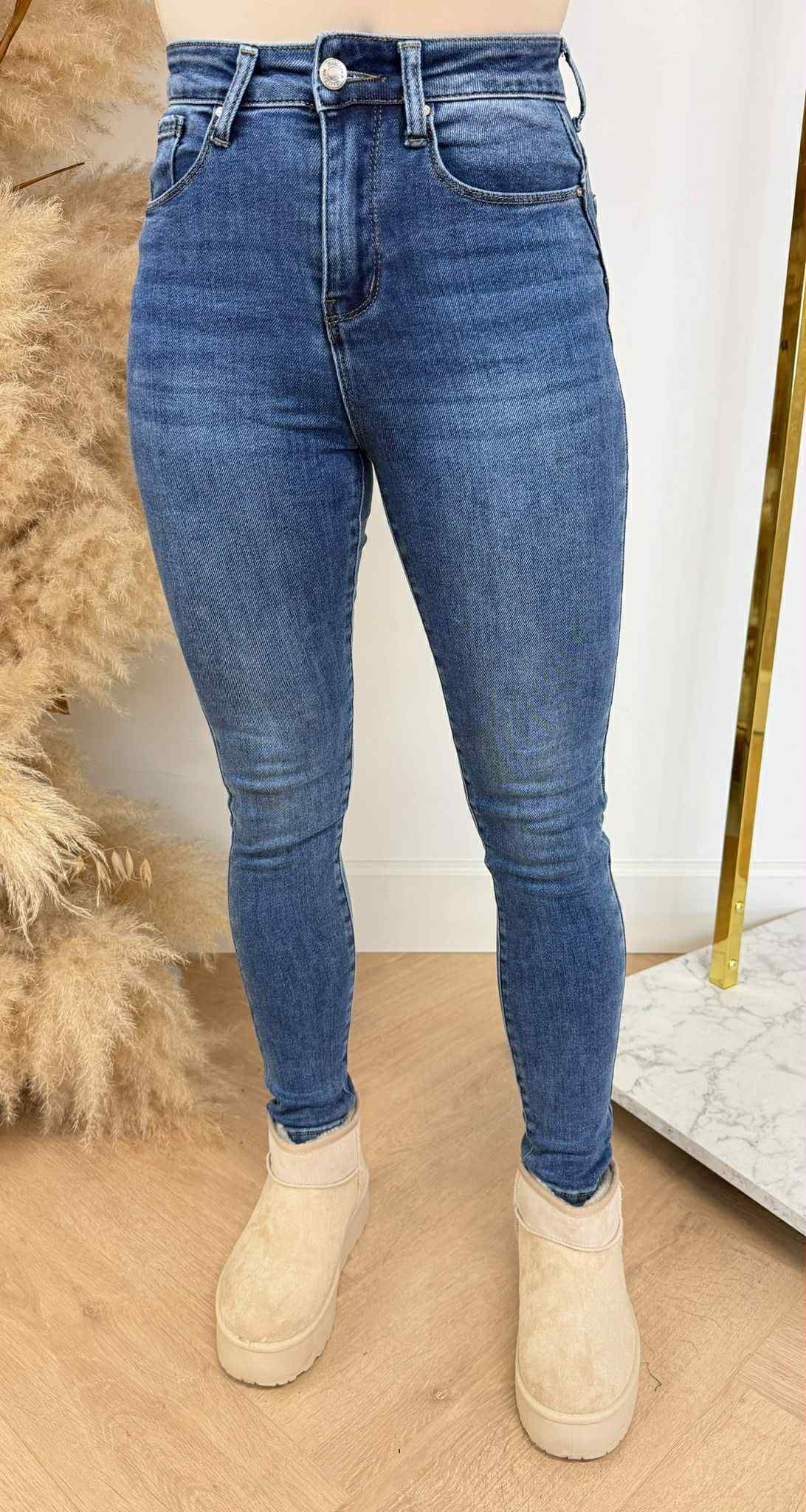 HIGH WAIST PUSH UP SKINNY JEANS 5321-6 DENIMBLUE HIGH WAIST PUSH UP SKINNY JEANS 5321-6 DENIMBLUE