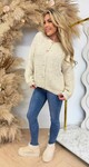 SOFT TEDDY BUTTON VEST/SWEAT 0165 LIGHTBEIGE SOFT TEDDY BUTTON VEST/SWEAT 0165 LIGHTBEIGE