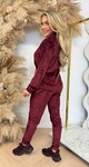 BASIC ZIP VELVET SET 287 BORDEAUX BASIC ZIP VELVET SET 287 BORDEAUX