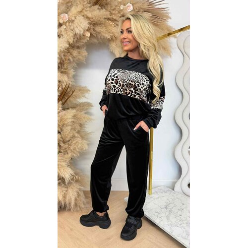 WILD & COMFY VELVET SET BLACK WILD & COMFY VELVET SET BLACK