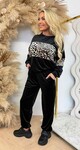 WILD & COMFY VELVET SET BLACK WILD & COMFY VELVET SET BLACK