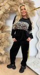 WILD & COMFY VELVET SET BLACK WILD & COMFY VELVET SET BLACK