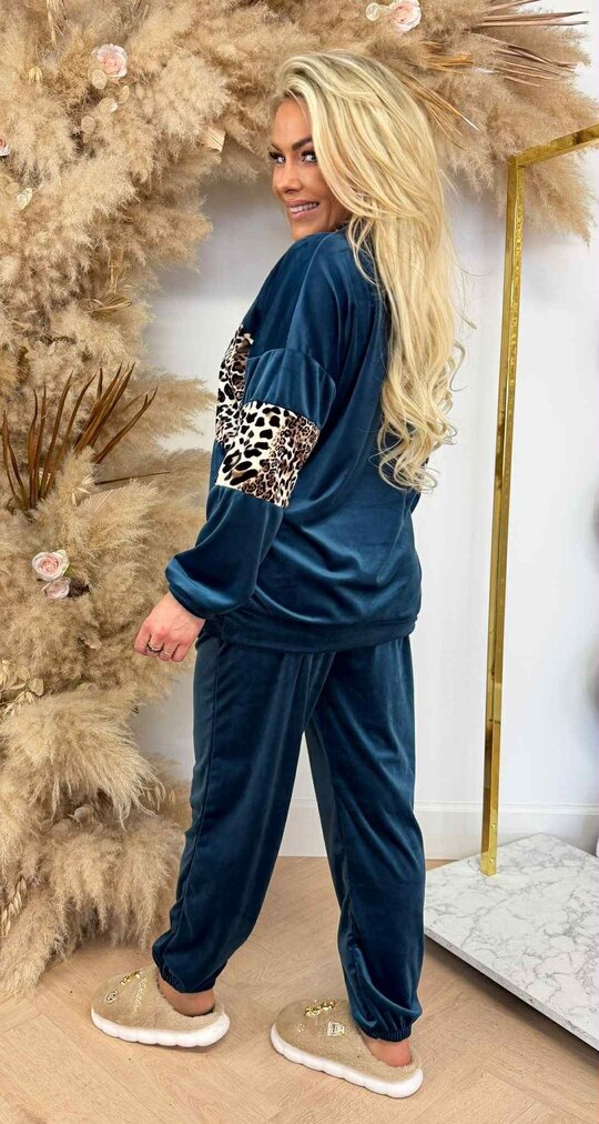 WILD & COMFY VELVET SET AQUA WILD & COMFY VELVET SET AQUA