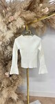 KNOOPJES FLAIR MOUW TOP 6867 OFFWHITE