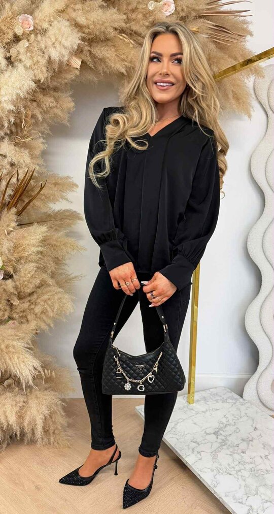 LUCIE BLOUSE BLACK