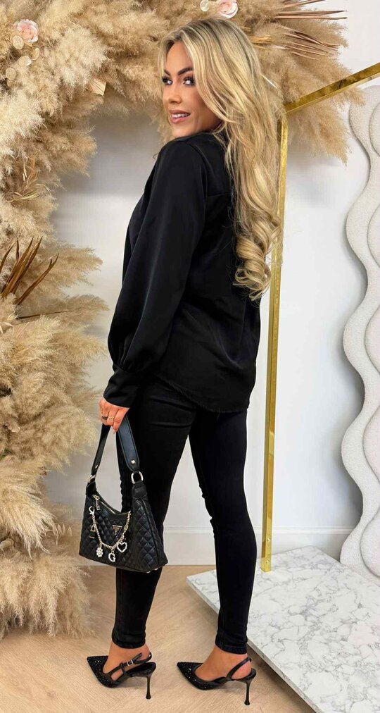 LUCIE BLOUSE BLACK