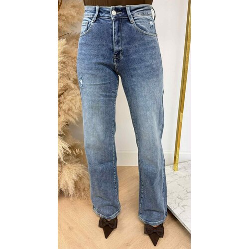 MID RISE WIDE LEG EANS 6320-12 DENIMBLUE MID RISE WIDE LEG EANS 6320-12 DENIMBLUE