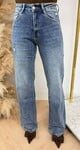 MID RISE WIDE LEG EANS 6320-12 DENIMBLUE MID RISE WIDE LEG EANS 6320-12 DENIMBLUE