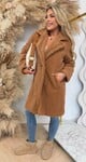SUPER SOFT TEDDY COAT CAMEL