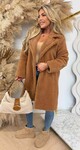 SUPER SOFT TEDDY COAT CAMEL