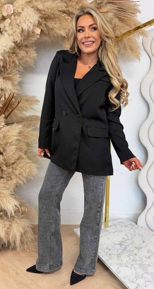 IRIS OVERSIZED BLAZER BLACK