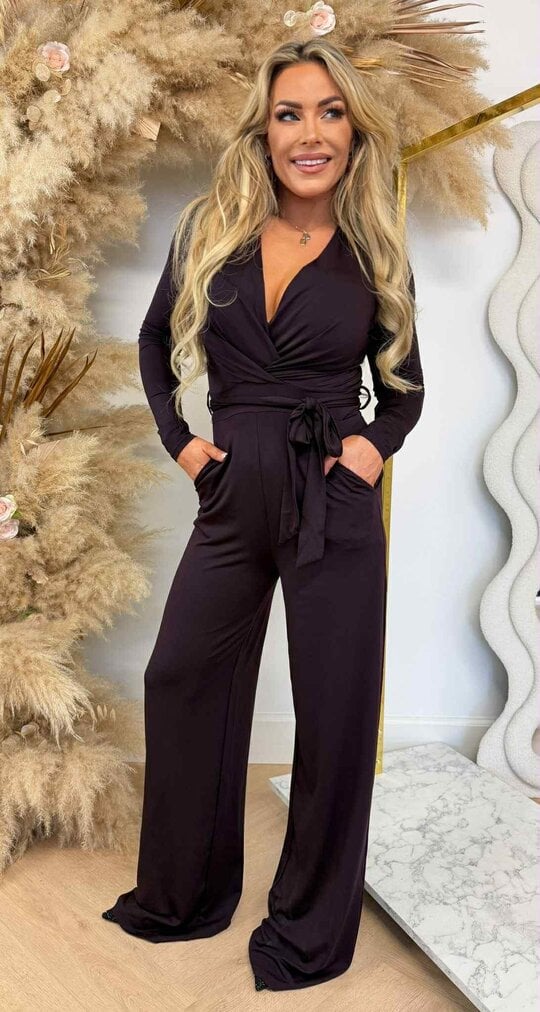 CHIC TRAVEL JUMPSUIT 7561 PLUM/PURPLE