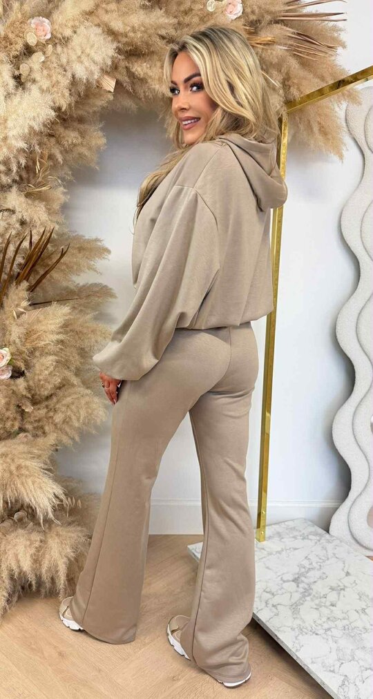 MUSTHAVE PUFFER FLARED SET BEIGE