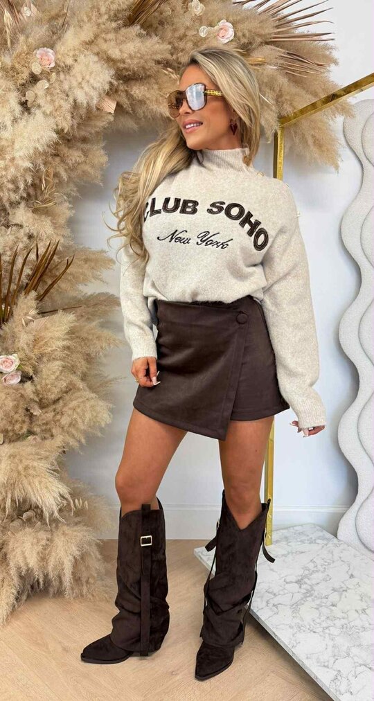 CLUB SOHO SWEAT 3831352 BEIGE