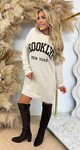 BROOKLYN NEW YORK DRESS 3831362 BEIGE