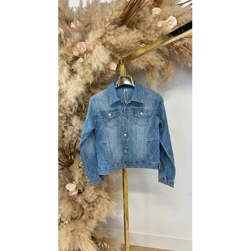 DIAMOND DENIM JACKET 10680 BLUE