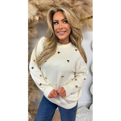 HARTJES MUSTHAVE SWEAT 953 OFFWHITE HARTJES MUSTHAVE SWEAT 953 OFFWHITE