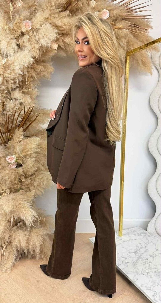 PARIS DIAMOND KRAAG BLAZER CHOCO PARIS DIAMOND KRAAG BLAZER CHOCO