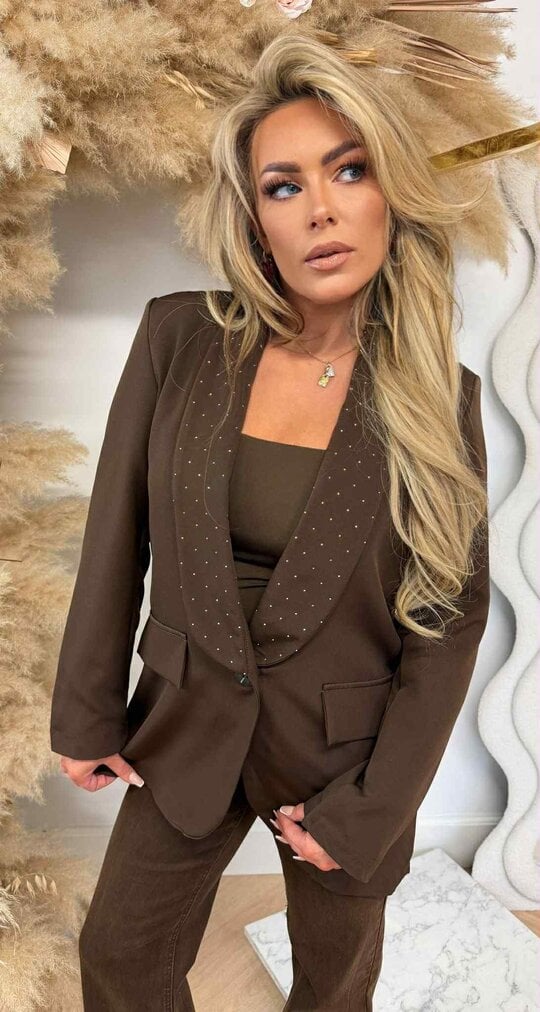 PARIS DIAMOND KRAAG BLAZER CHOCO PARIS DIAMOND KRAAG BLAZER CHOCO