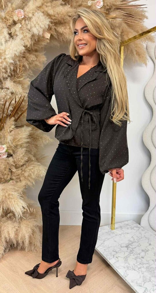 STRIK DIAMOND BLAZER CHOCO