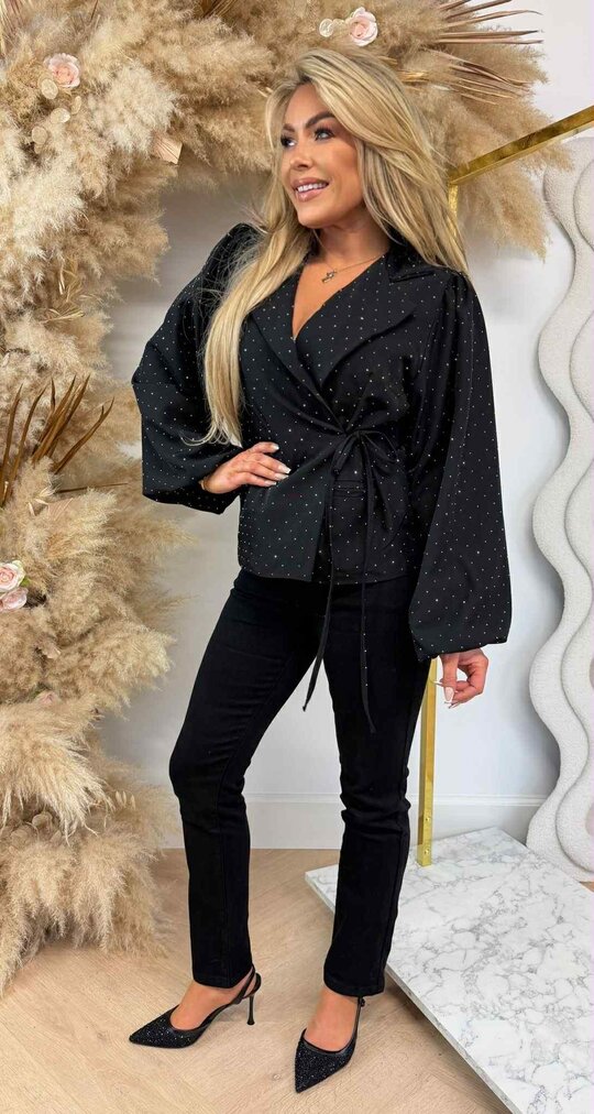 STRIK DIAMOND BLAZER BLACK