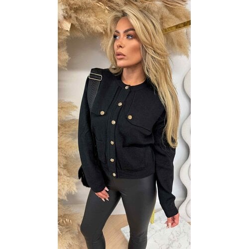 JOLLYA SWEAT/VEST 679 BLACK JOLLYA SWEAT/VEST 679 BLACK