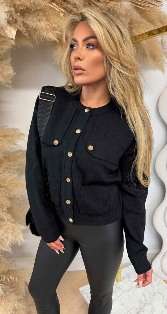 JOLLYA SWEAT/VEST 679 BLACK