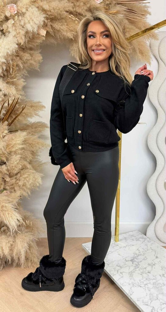 JOLLYA SWEAT/VEST 679 BLACK