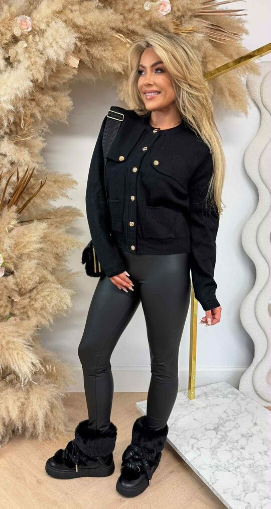 JOLLYA SWEAT/VEST 679 BLACK