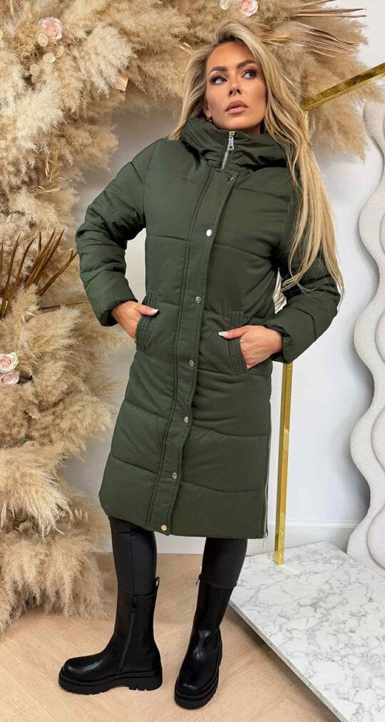 ZIP PUFFER WINTERJACKET 8865 KHAKI ZIP PUFFER WINTERJACKET 8865 KHAKI