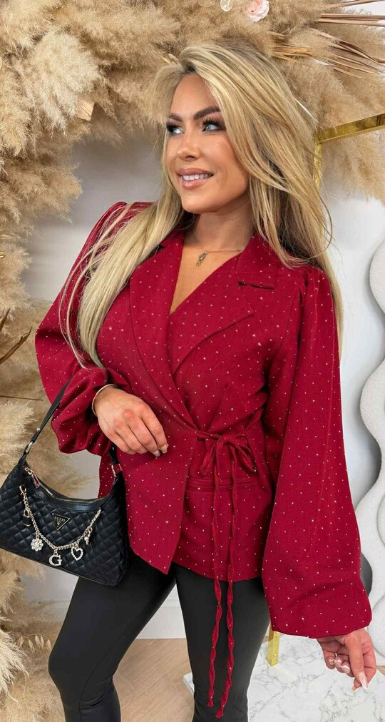 STRIK DIAMOND BLAZER RED STRIK DIAMOND BLAZER RED