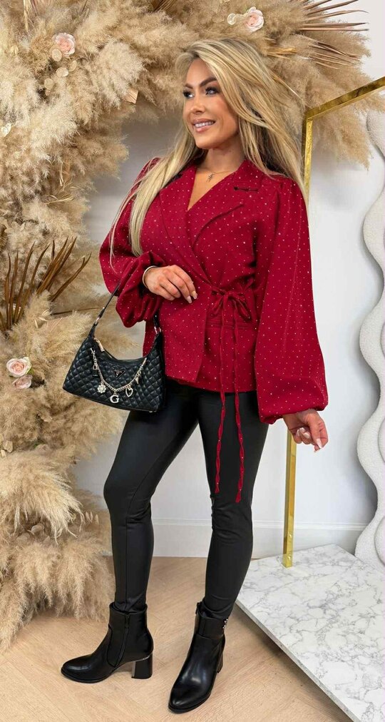 STRIK DIAMOND BLAZER RED STRIK DIAMOND BLAZER RED