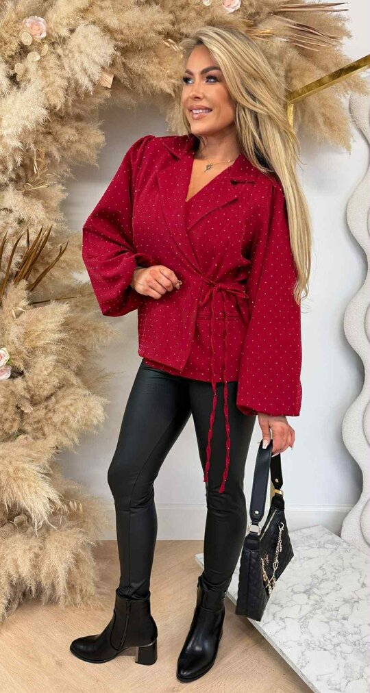 STRIK DIAMOND BLAZER RED STRIK DIAMOND BLAZER RED