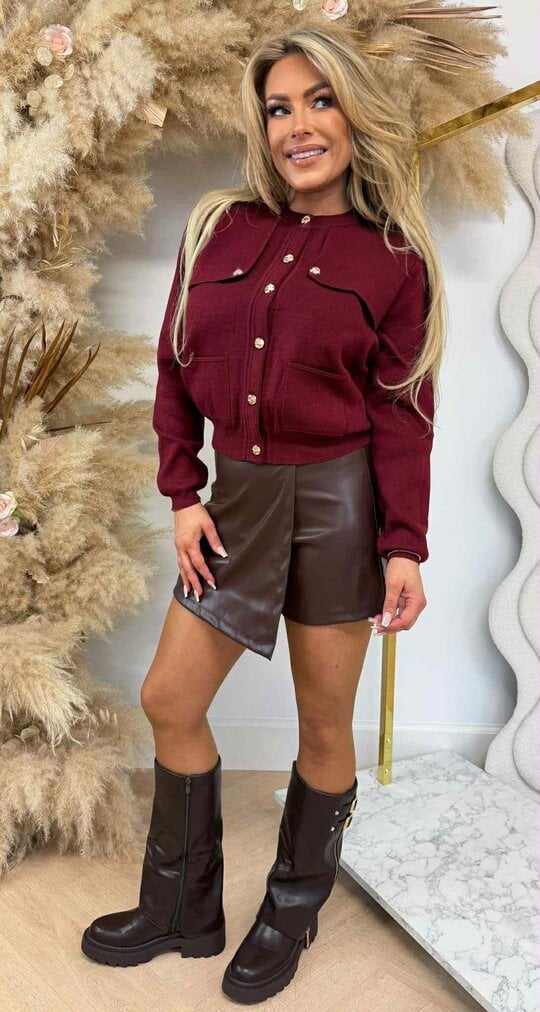 JOLLYA SWEAT/VEST 679 BORDEAUX JOLLYA SWEAT/VEST 679 BORDEAUX