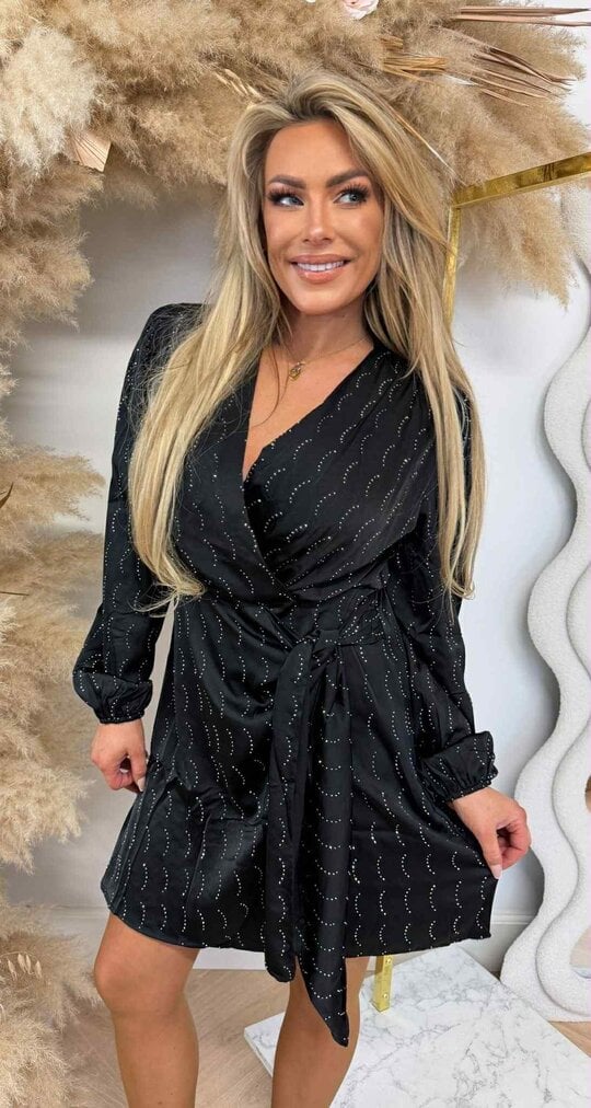 DAZZLING BOW DRESS 5360A BLACK DAZZLING BOW DRESS 5360A BLACK