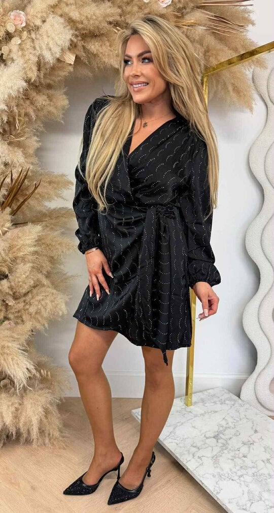 DAZZLING BOW DRESS 5360A BLACK DAZZLING BOW DRESS 5360A BLACK