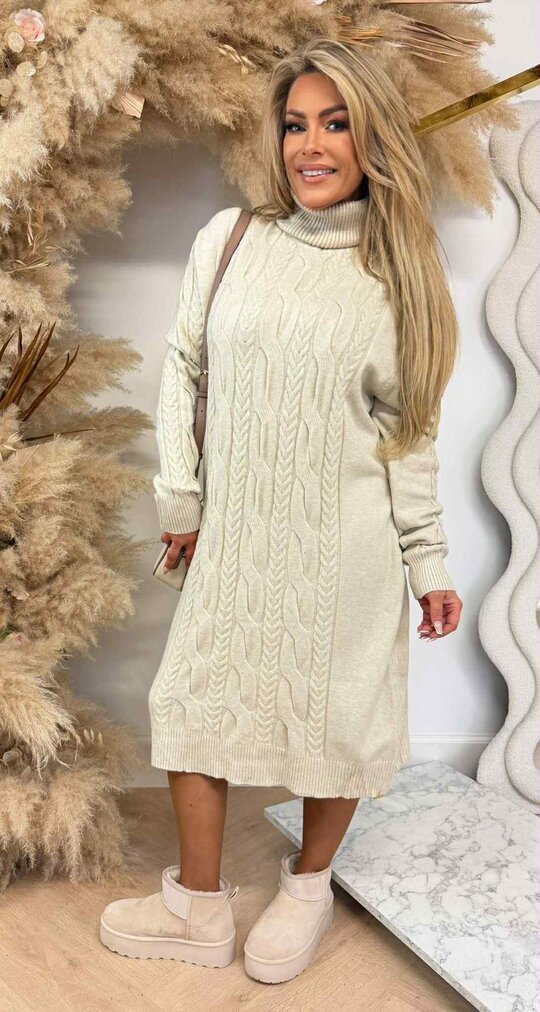 KABEL KOL DRESS 9984 BEIGE KABEL KOL DRESS 9984 BEIGE